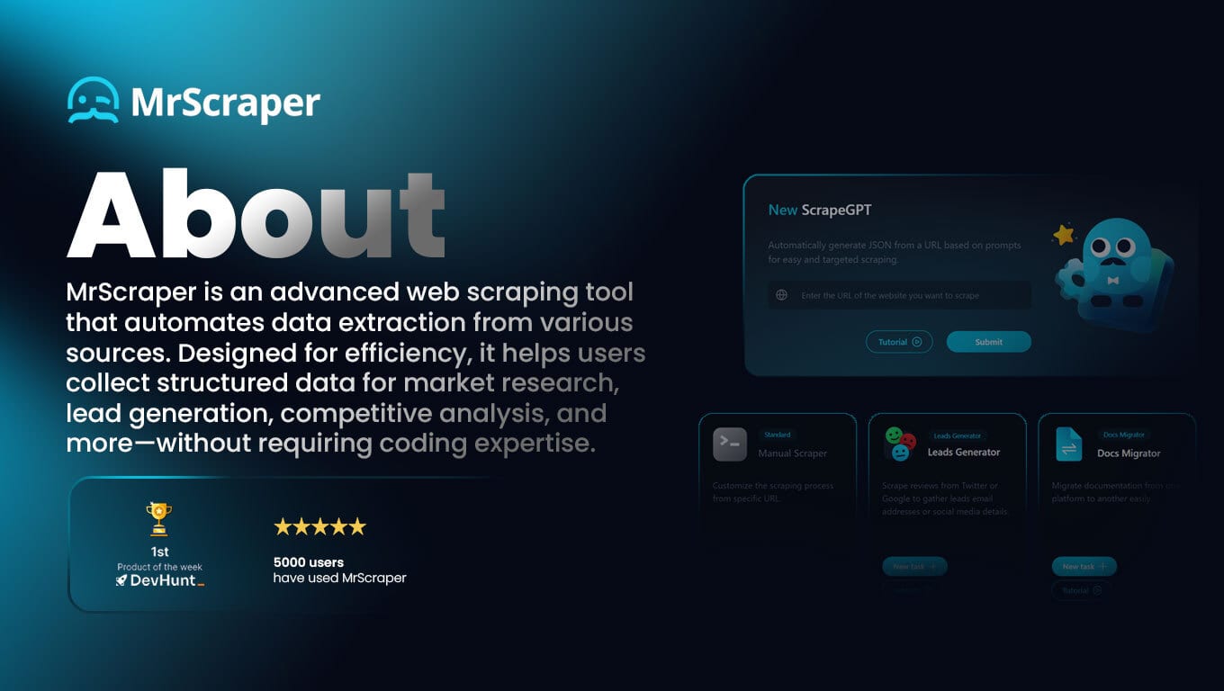 About MrScraper | MrScraper